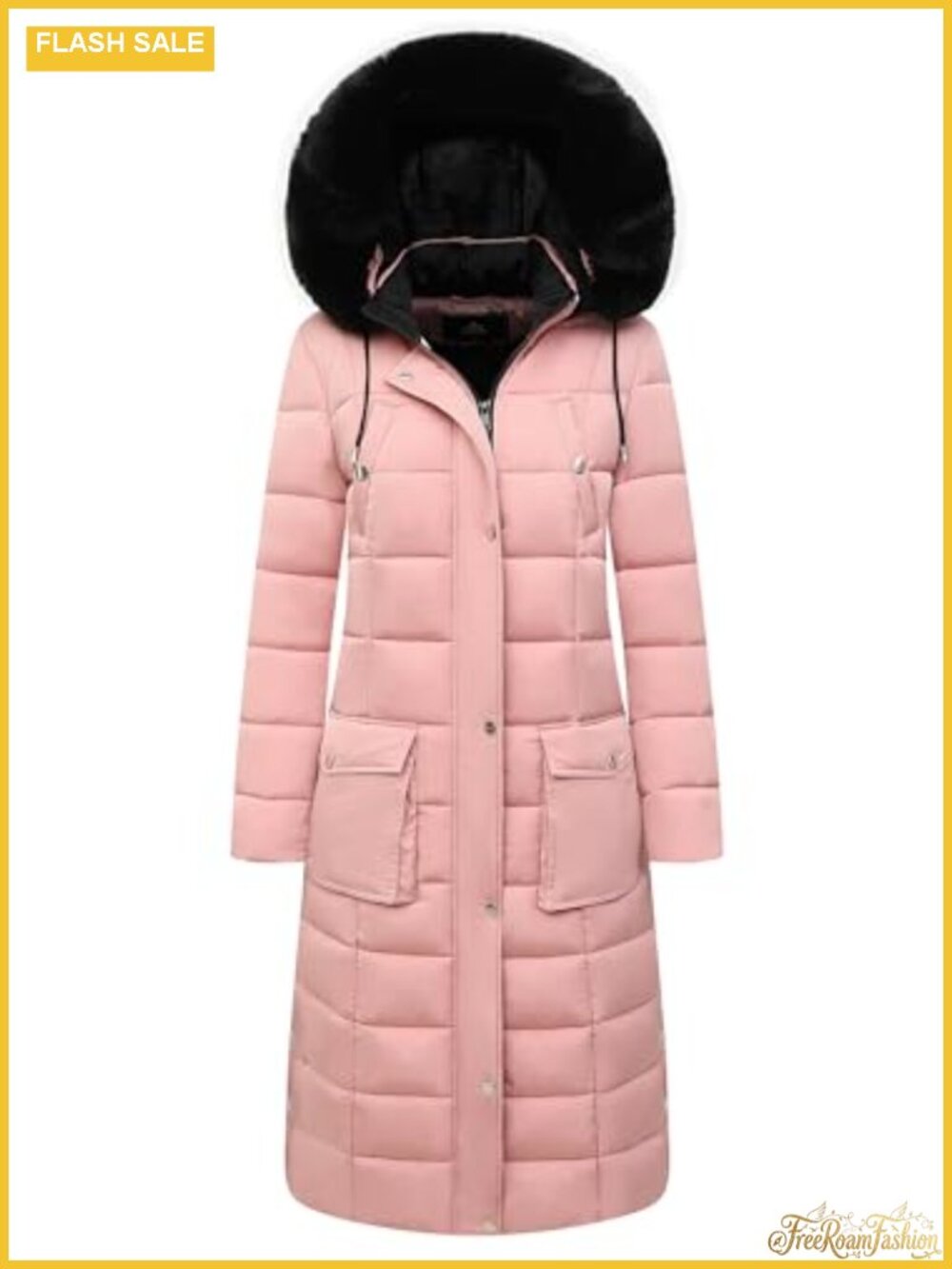 MOERDENG Women's Waterproof Long Down Puffer Parka Jacket